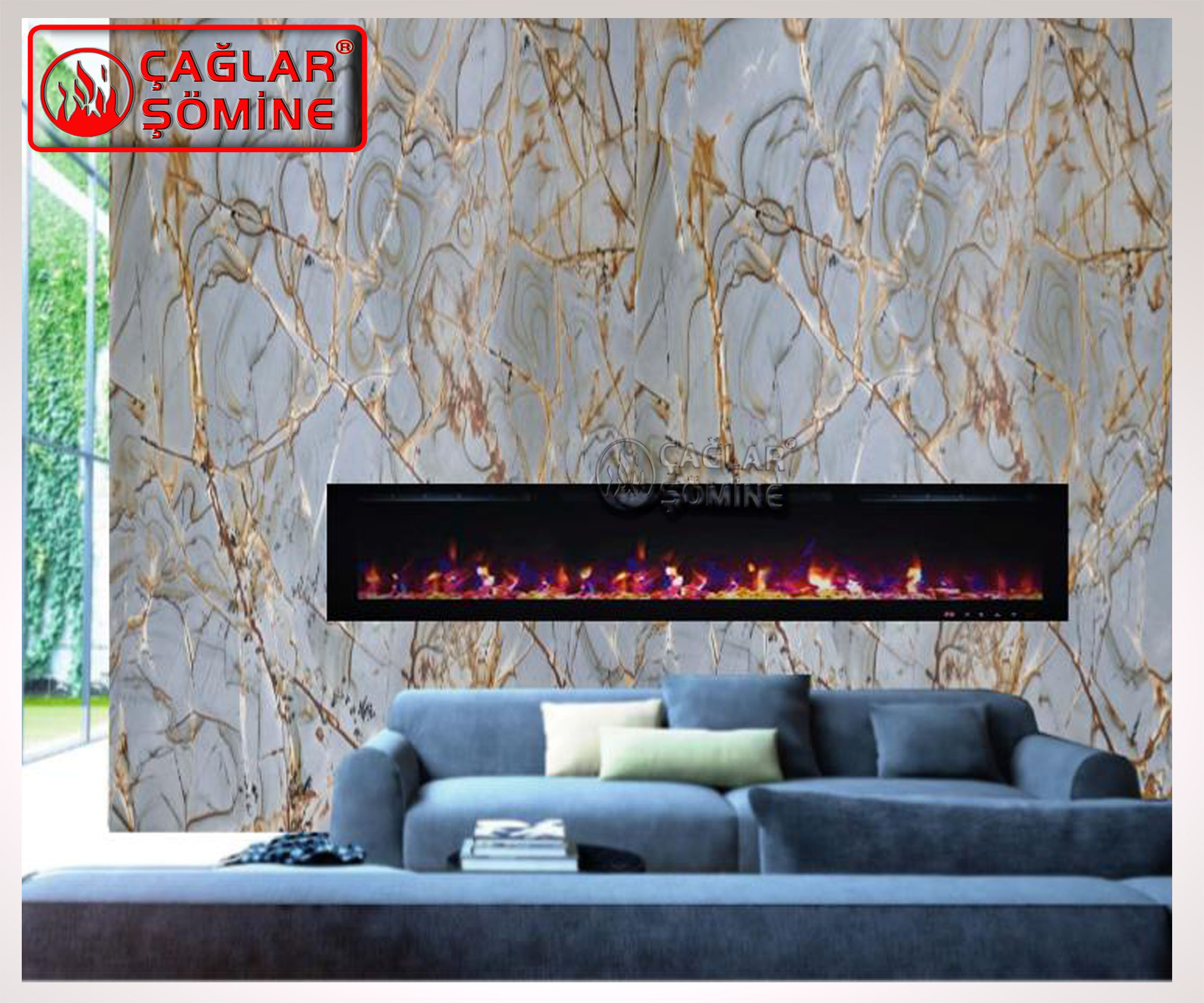 Elektrikli Şömine - 34
