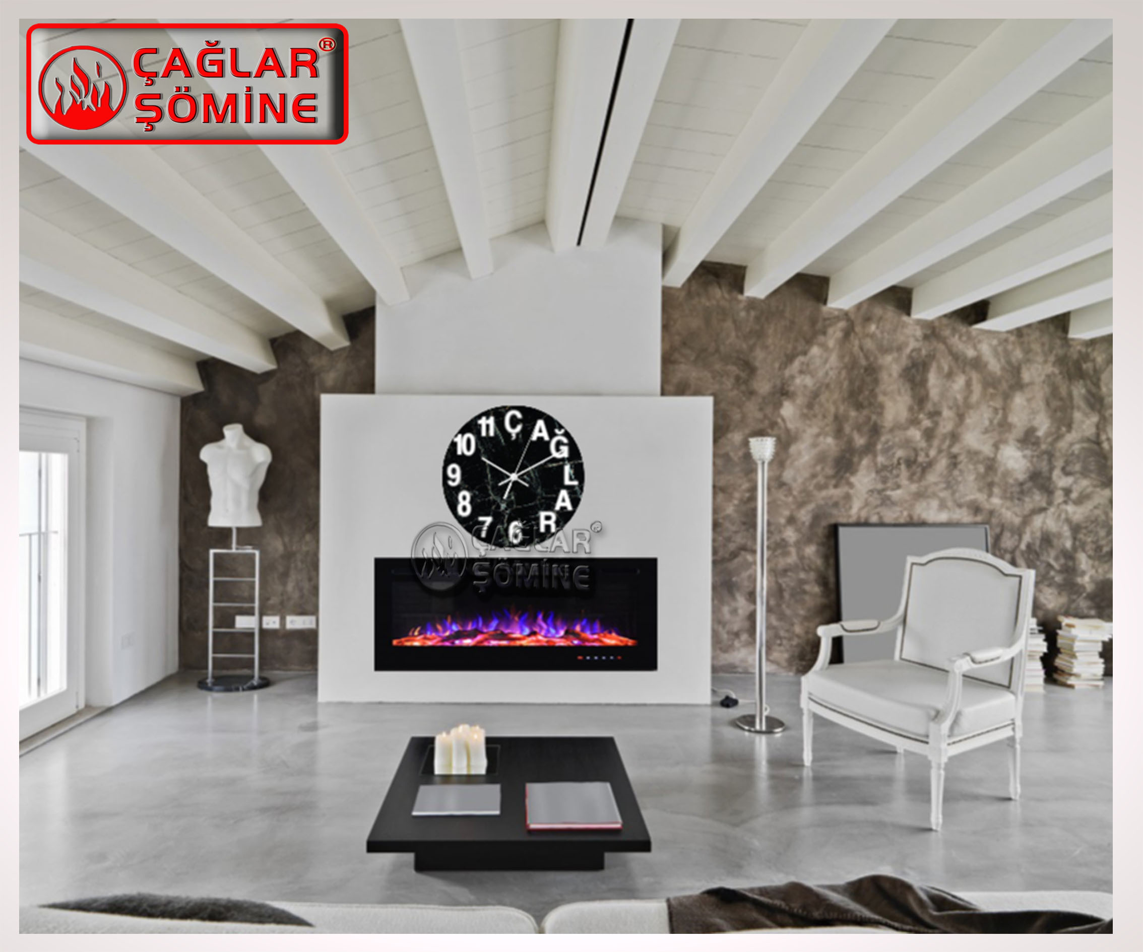 Elektrikli Şömine - 38