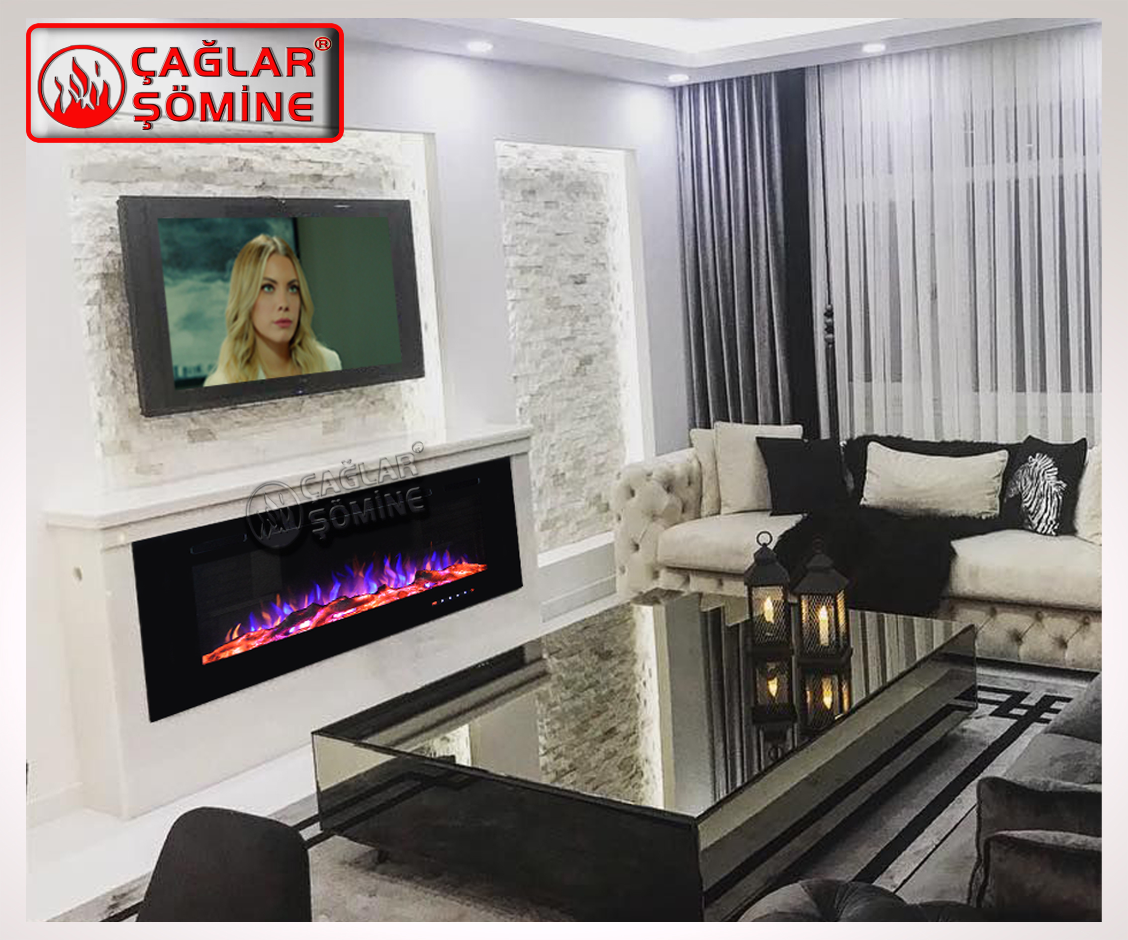 Elektrikli Şömine - 49