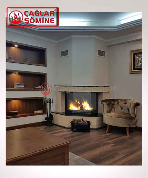 Prizmatik Şömine - 06