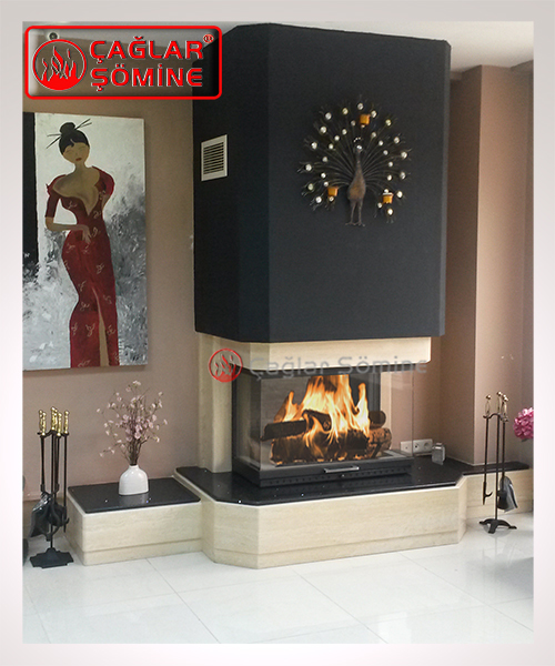 3 Taraflı Şömine - 06